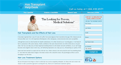 Desktop Screenshot of hair-transplant-helpdesk.com